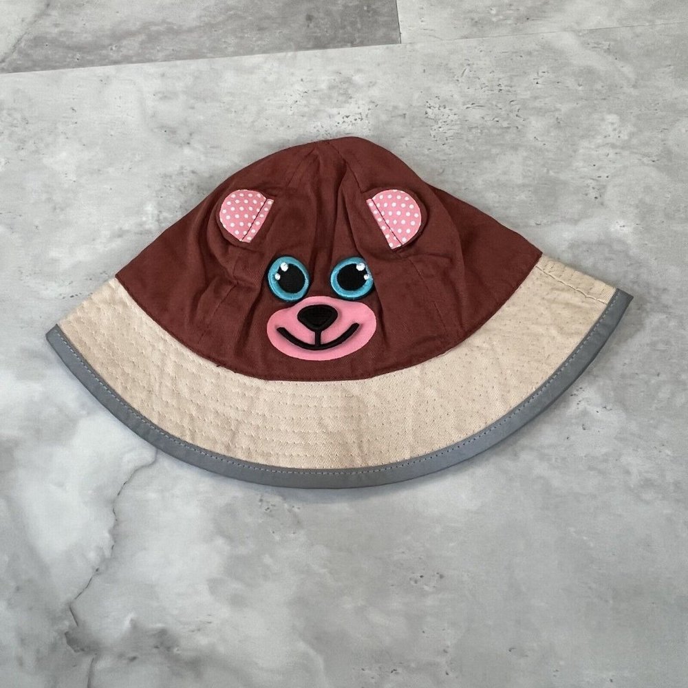 Safari by Kyber‎ Outerwear Unisex Child Bucket Summer Hat Bear
